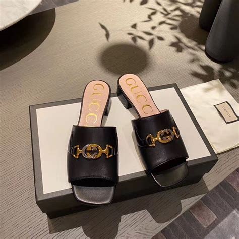 gucci zumi slide|gucci slides women's.